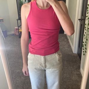 Pink and orange tank!